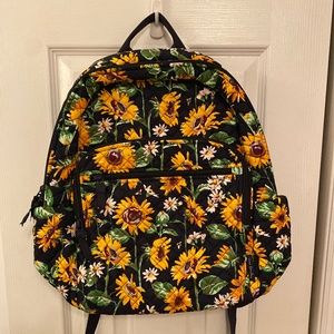 NWT Vera Bradley Sunflower Campus Backpack